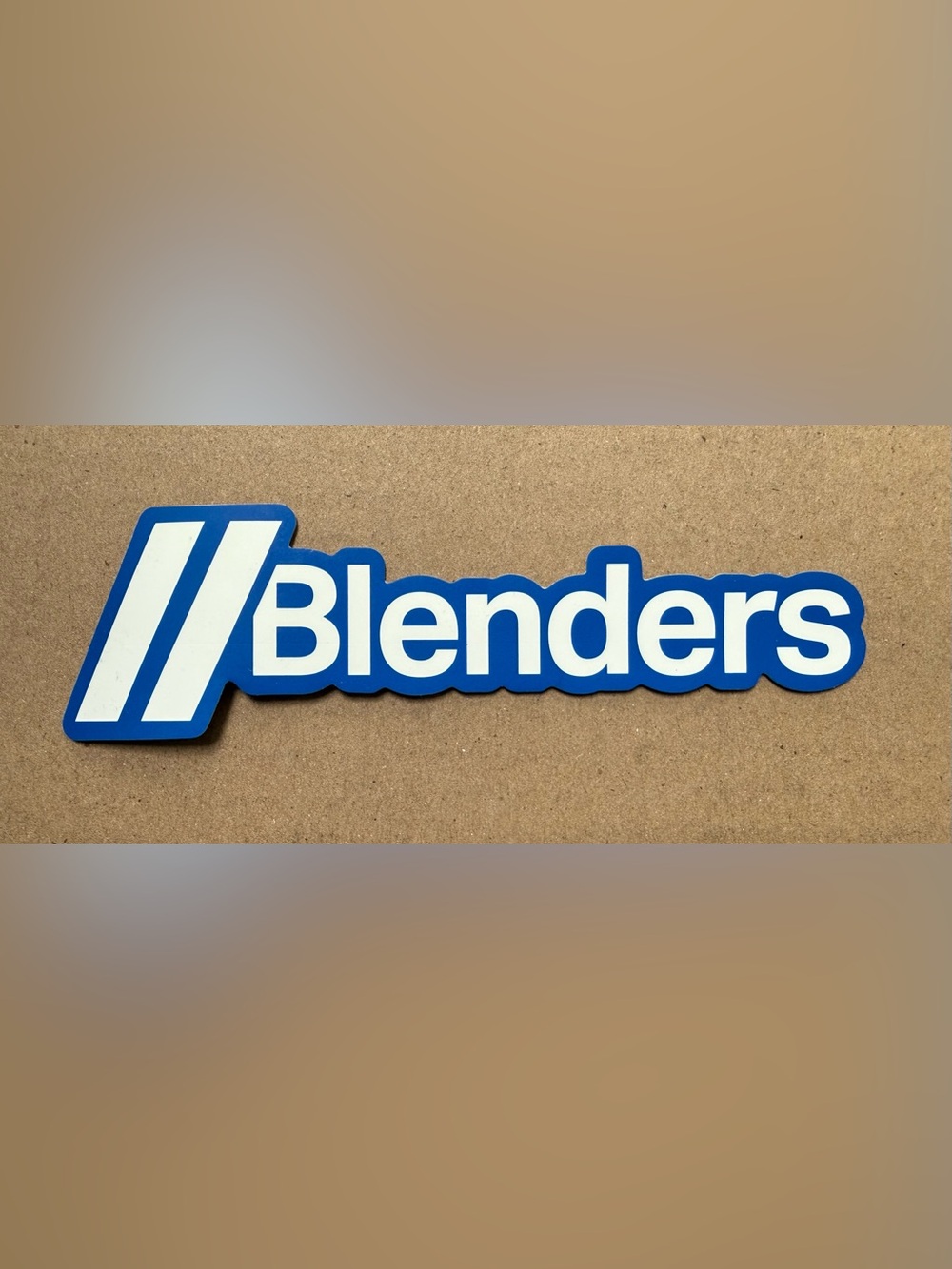 Blenders Eyewear Sunglasses Bumper Sticker 2024 Blue White